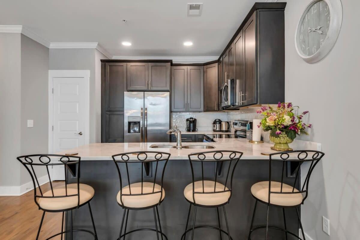 Modern Nations Condo - Walkable - 5 Mi Downtown Nashville Eksteriør billede